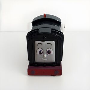 Thomas Train Engine Dodge Black Purple Gullane Mattel 2021 Limited Motorized